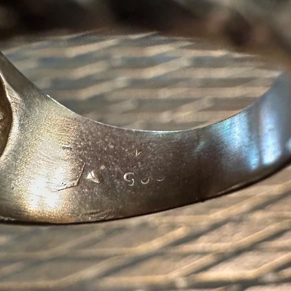 Sterling Lion ring size 10 - Picture 5 of 10